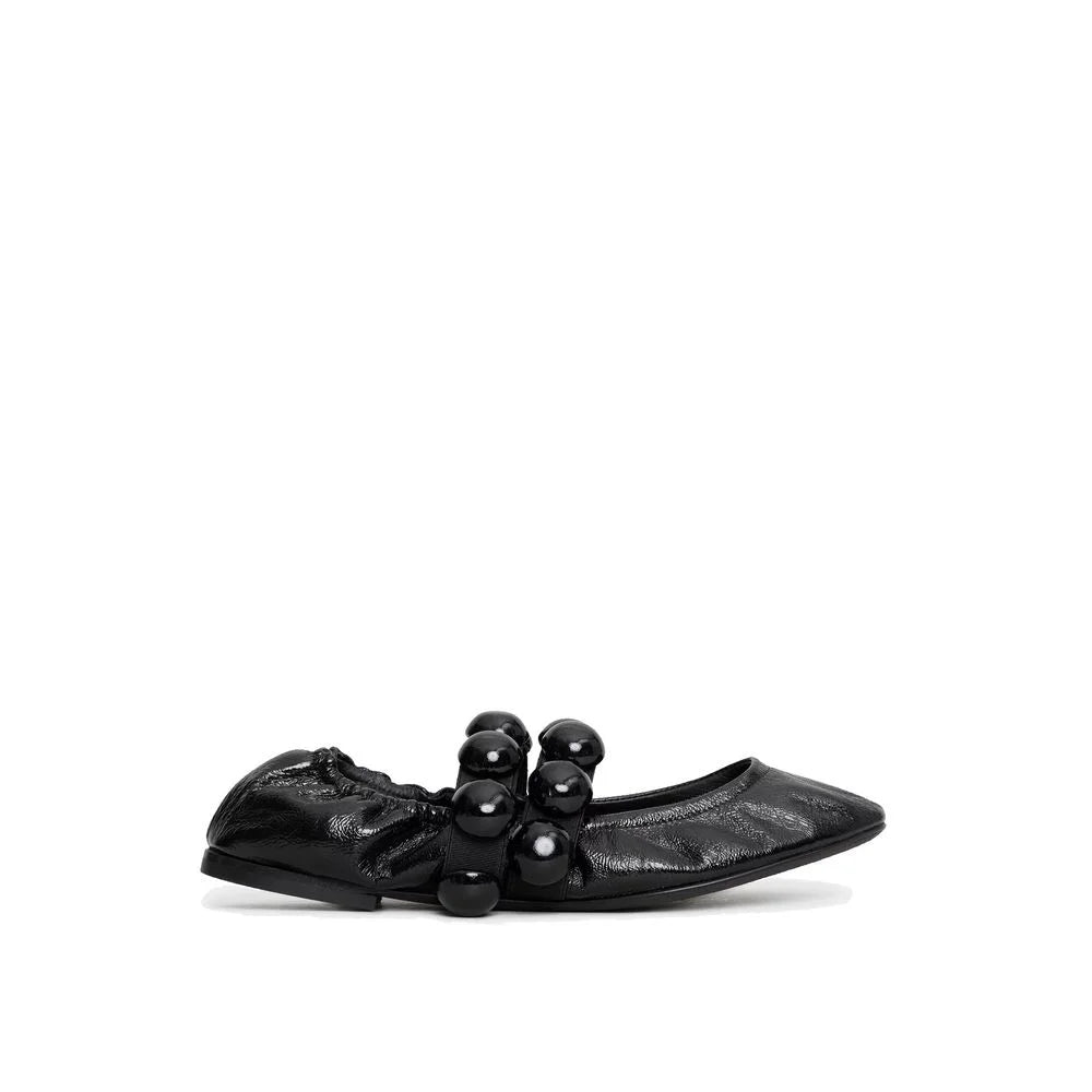Alaïa Black Calfskin Moccassin - EU37/US7