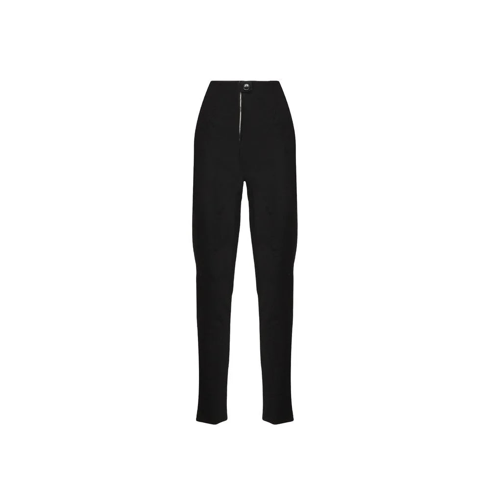 Alaïa Black Elastane Leggings - 40