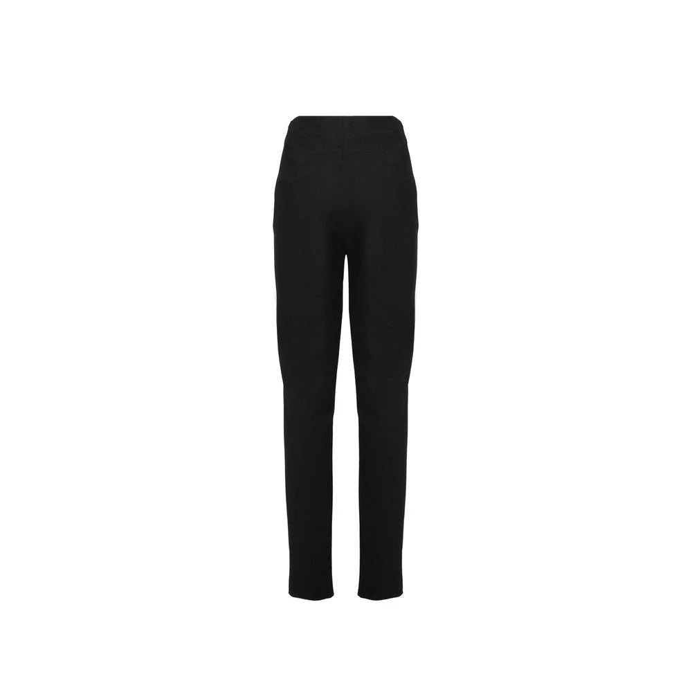 Alaïa Black Elastane Leggings - 40