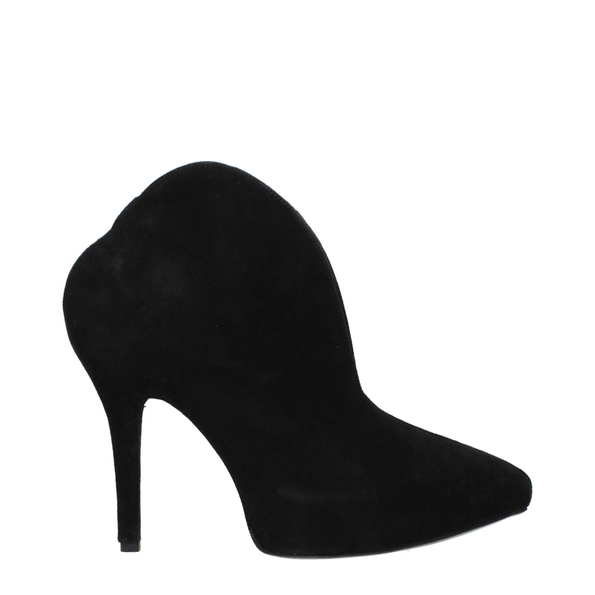 Alaïa Black Leather Ankle Boots