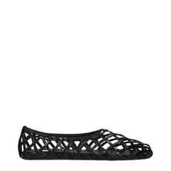 Alaïa Black Leather Ballet Flats - EU40/US10