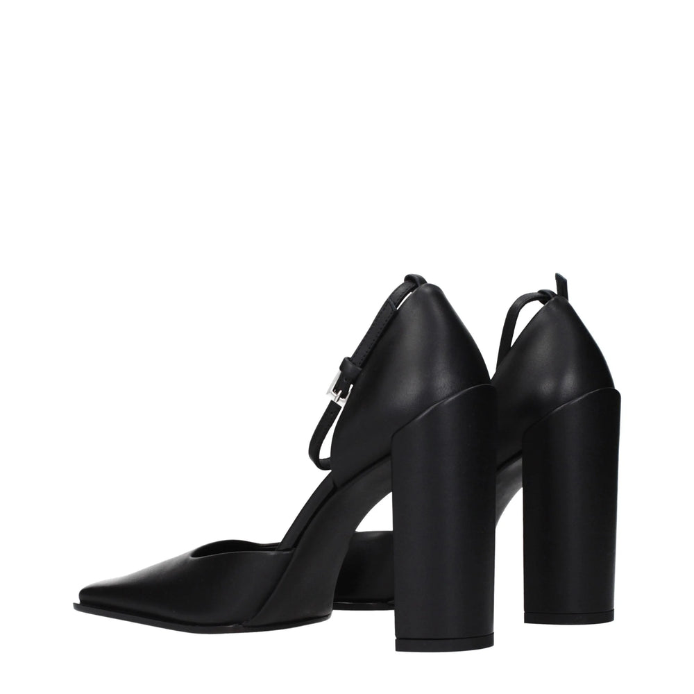 Alaïa Black Leather High Heel Pumps