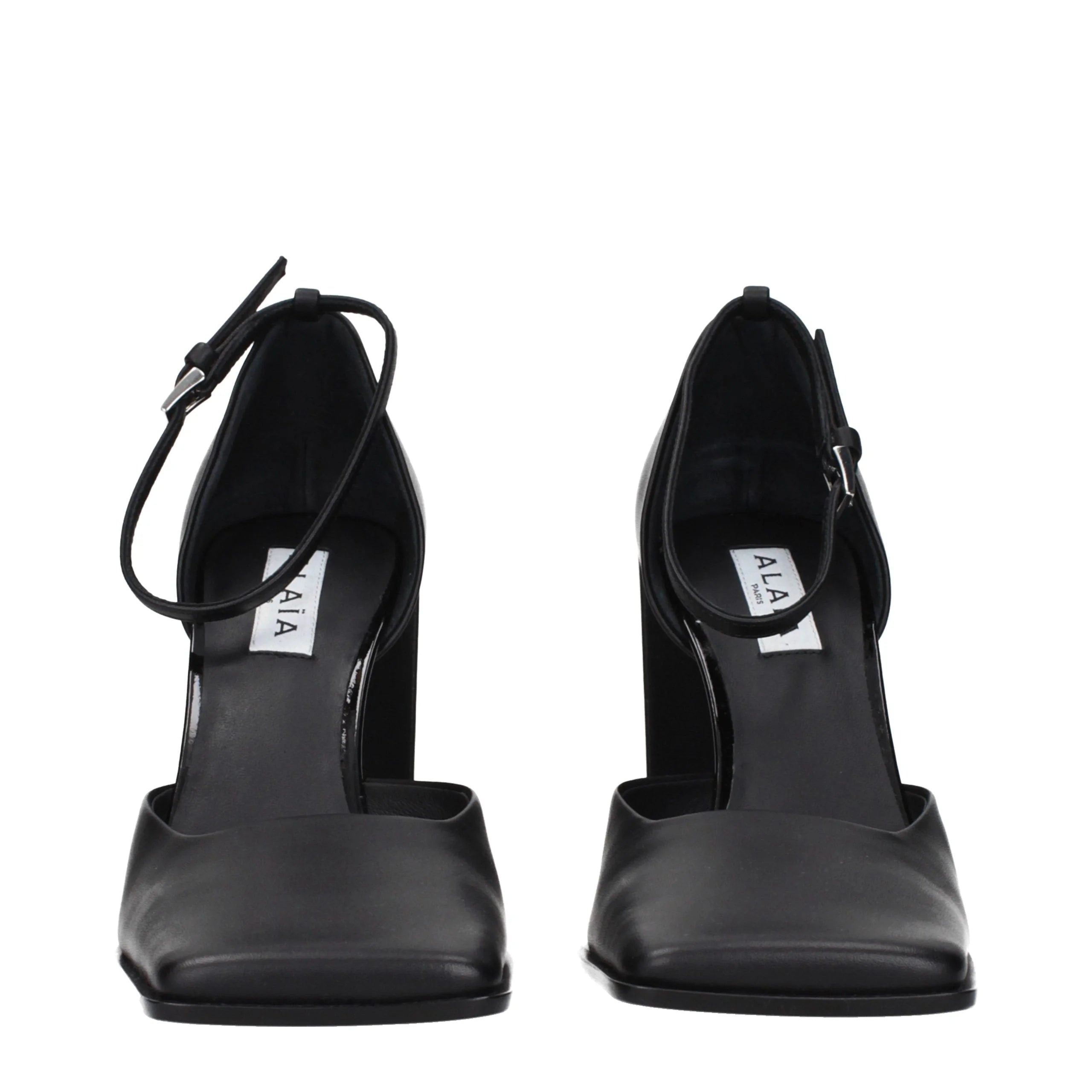 Alaïa Black Leather High Heel Pumps