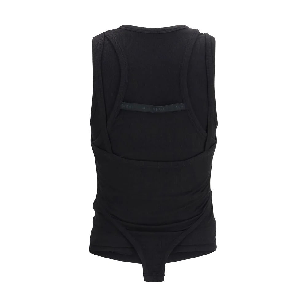 ALAINPAUL Schwarze Tanktops aus Lyocell