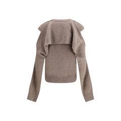ALAINPAUL Brown Cashmere Cardigan