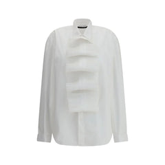 ALAINPAUL White Cotton Shirt - M