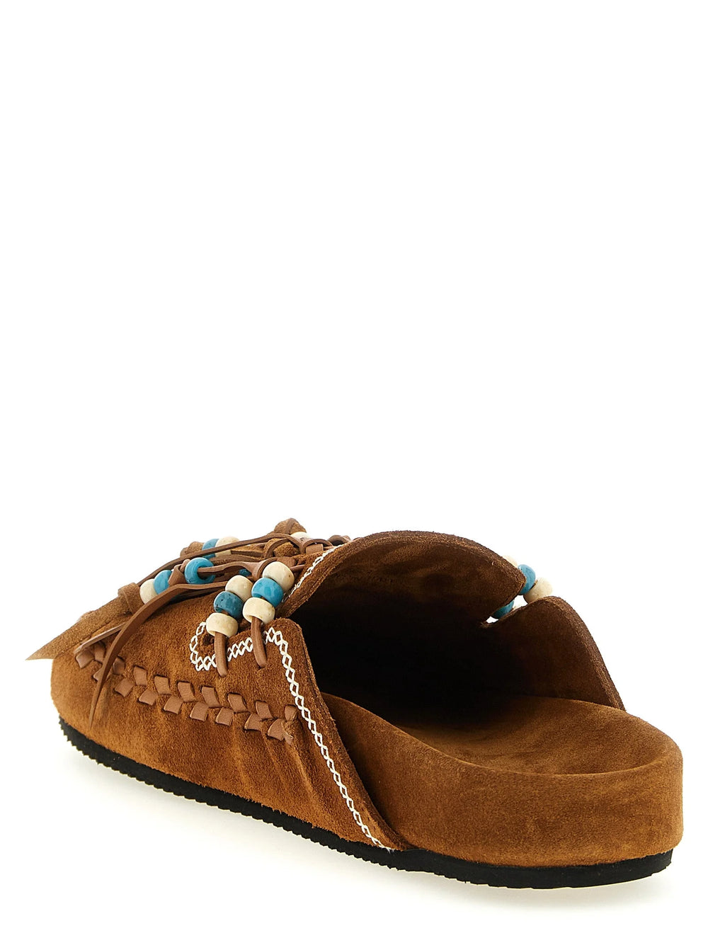Alanui Brown Calfskin Mules - EU38/US8