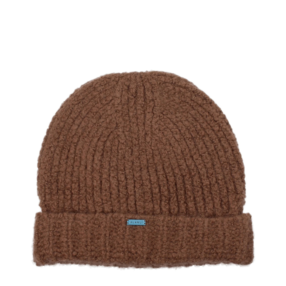Alanui Brown Cashmere Beanie - UNI - Beanies