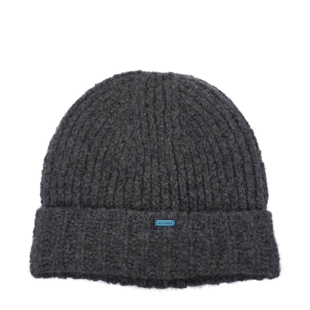 Alanui Gray Cashmere Beanie - UNI