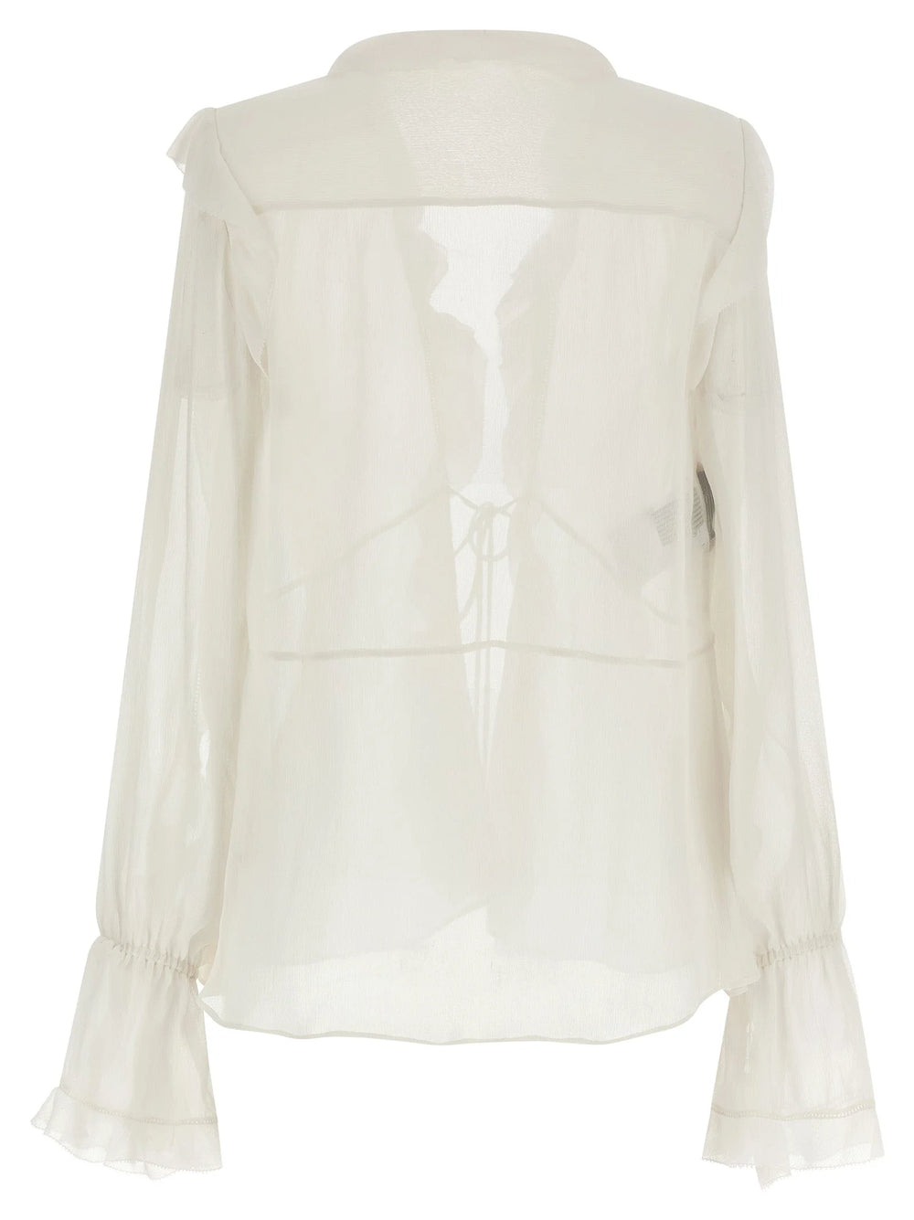 Alberta Ferretti Beige Acetate Blouse