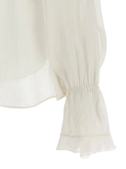 Alberta Ferretti Beige Acetate Blouse