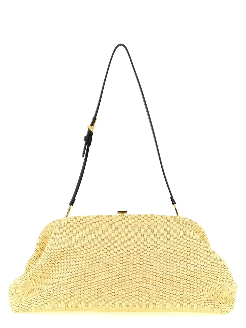 Alberta Ferretti Beige Viscose Clutch Bag