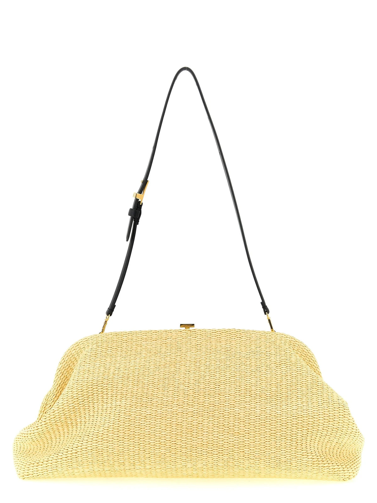 Alberta Ferretti Beige Viscose Clutch Bag