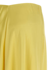Alberta Ferretti Bicolor Viscose Mini Skirt