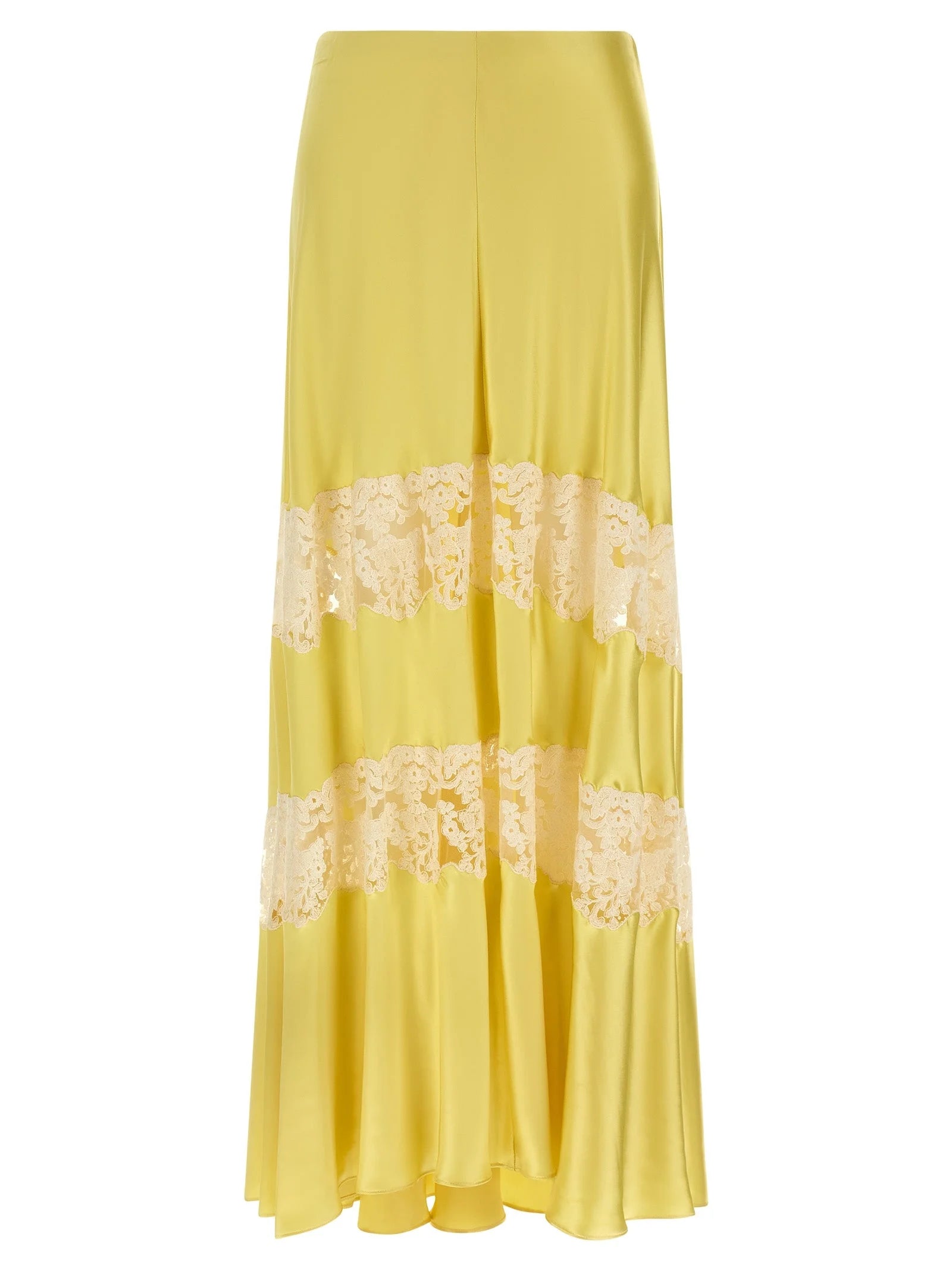 Alberta Ferretti Bicolor Viscose Mini Skirt