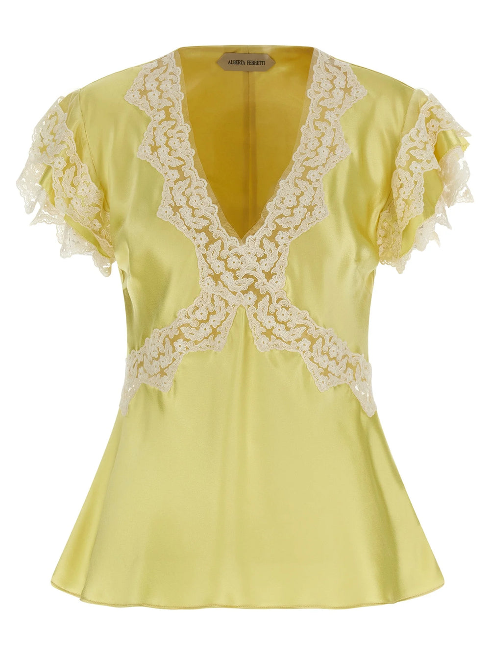 Alberta Ferretti Bicolor Viscose Tank Tops - IT42