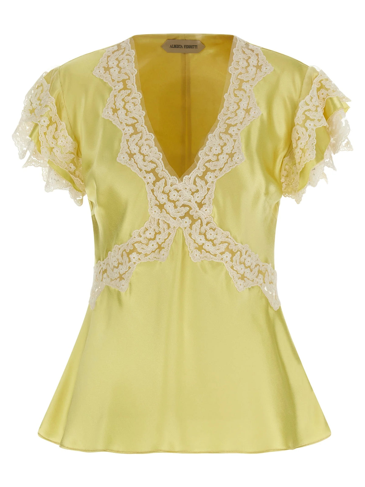 Alberta Ferretti Bicolor Viscose Tank Tops - IT42