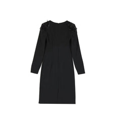 Alberta Ferretti Black Elastane Casual Dress - 38