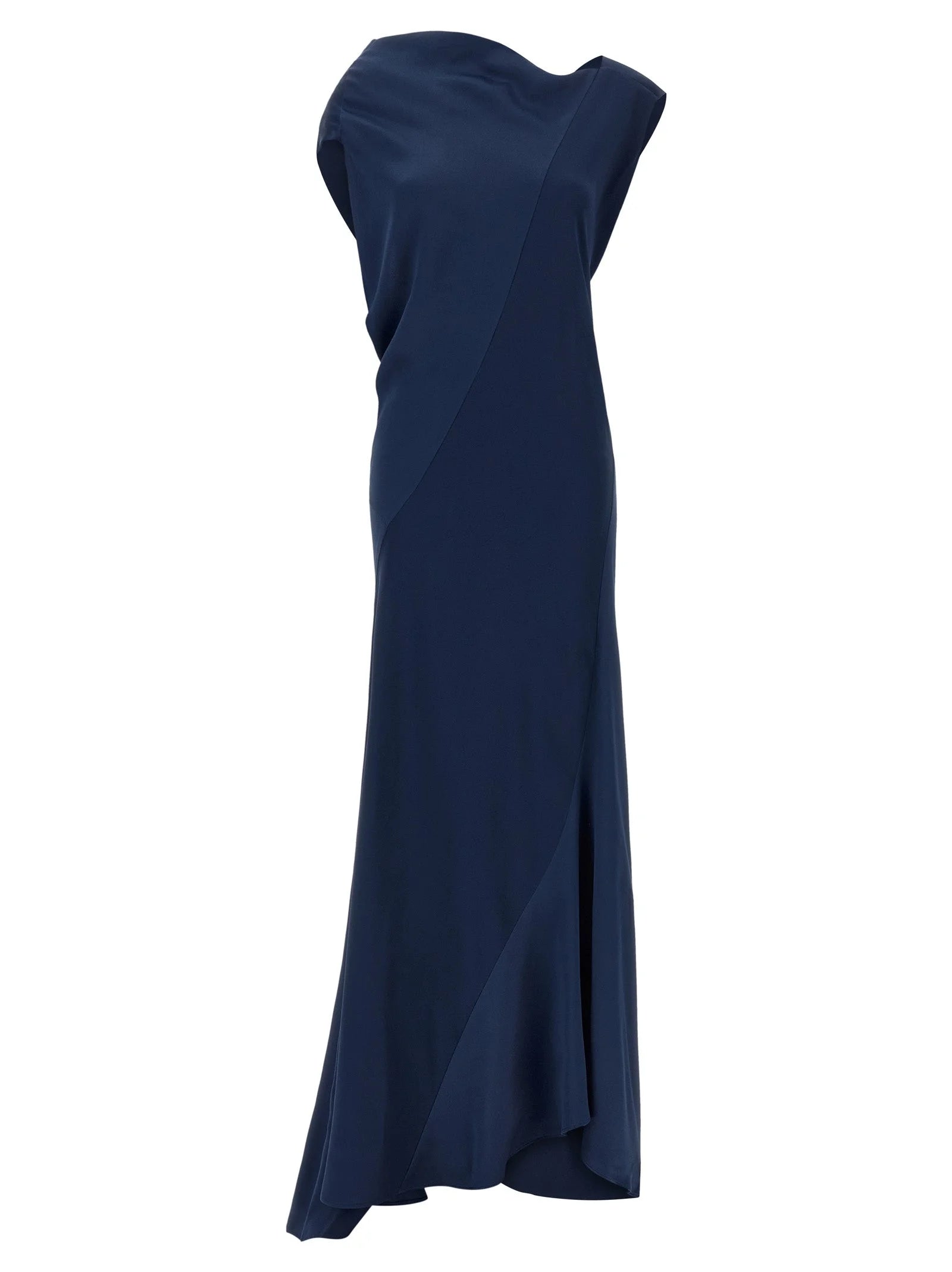 Alberta Ferretti Blue Viscose Long Dress