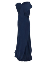Alberta Ferretti Blue Viscose Long Dress