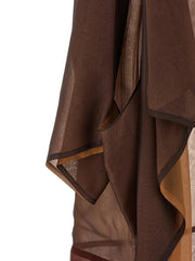 Alberta Ferretti Brown Silk Cardigan - M