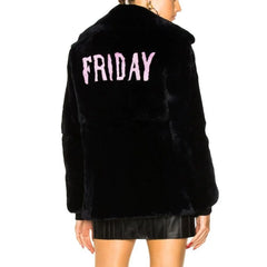 Alberta Ferretti Friday Rabbit Fur Jacket - Overcoats