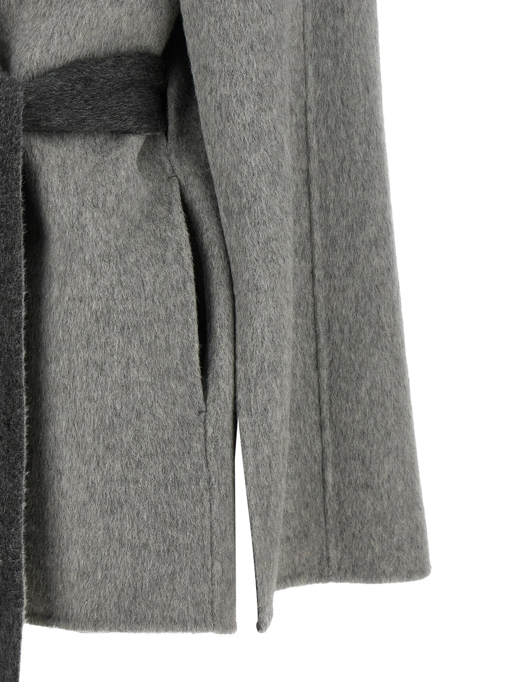 Alberta Ferretti Gray Wool Cardigan