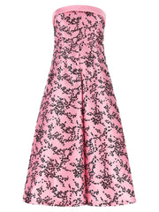 Alberta Ferretti Multicolor Polyester Midi Dress