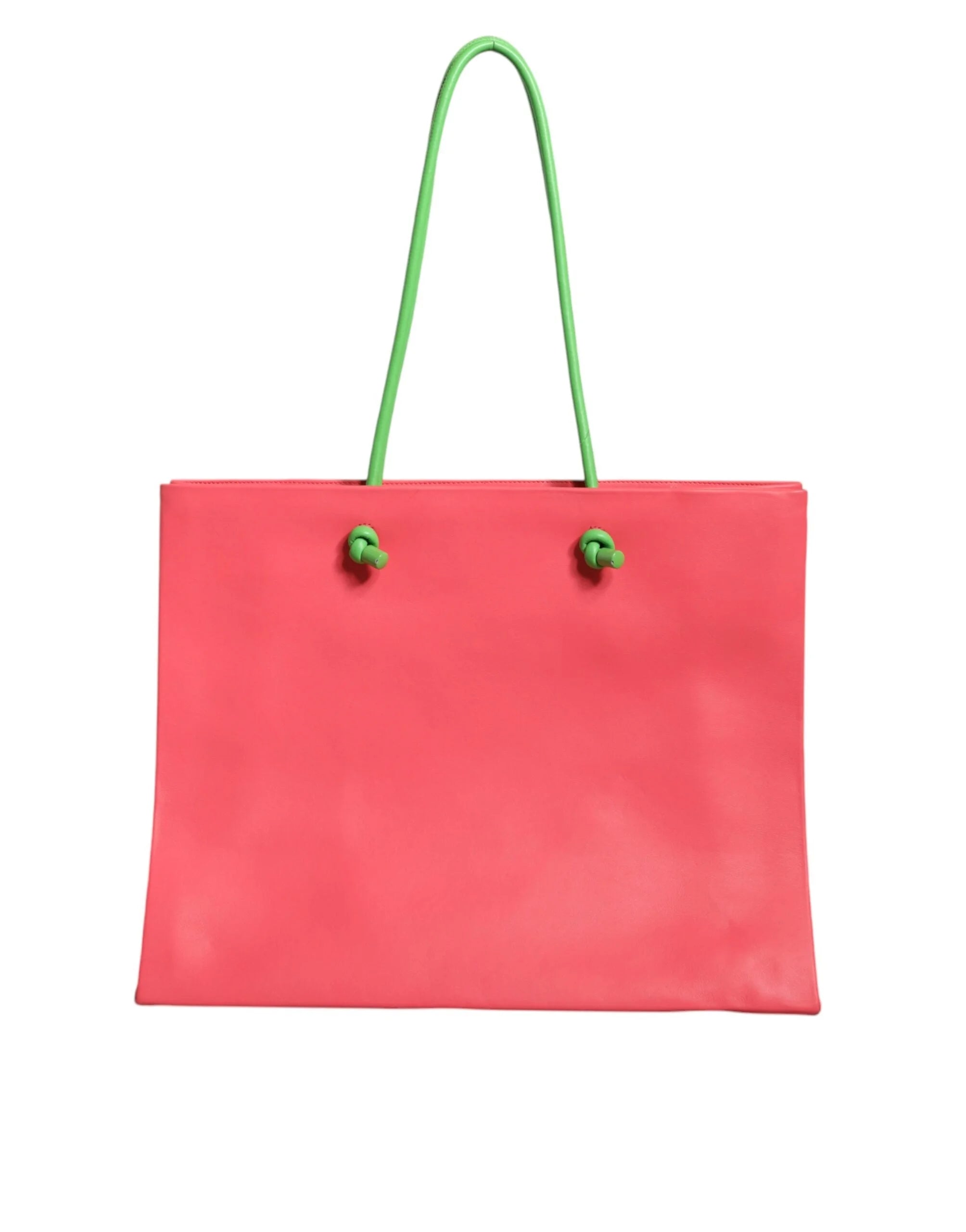Alberta Ferretti Pink Leather Weekend Wednesday Shopping Tote Bag - Shopper Bags