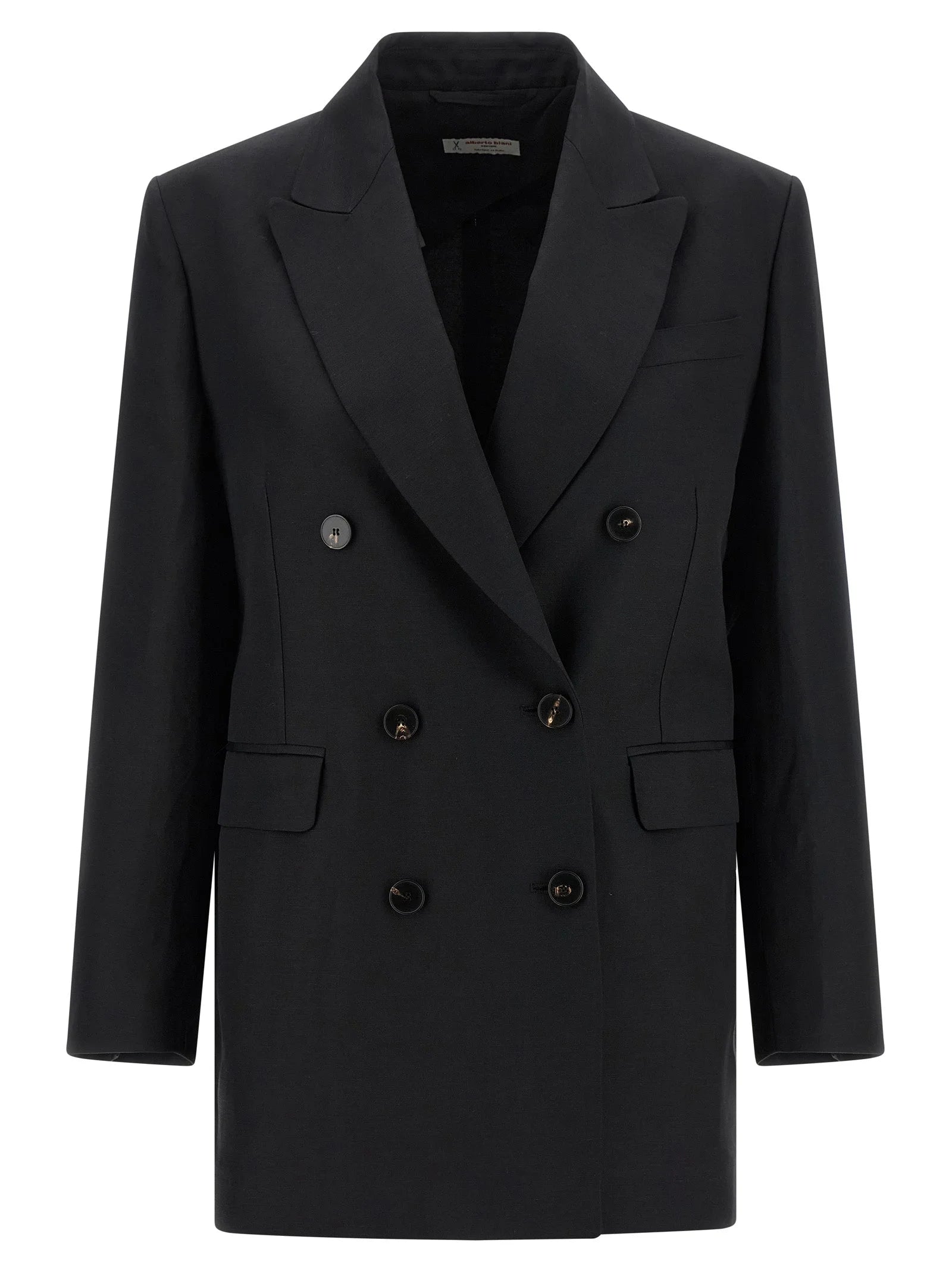 Alberto Biani Black Viscose Blazer