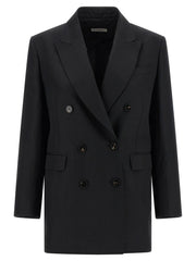 Alberto Biani Black Viscose Blazer
