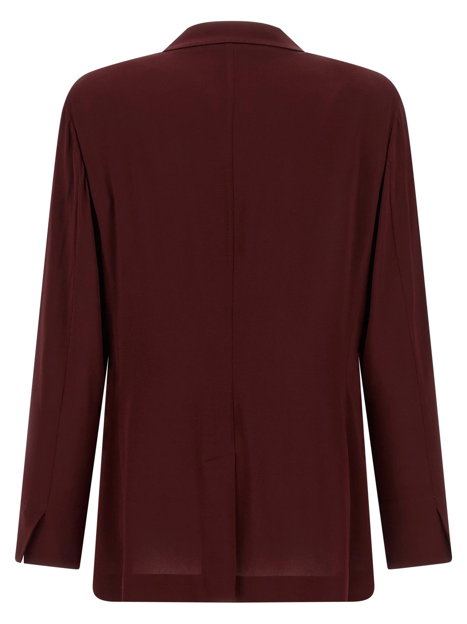 Alberto Biani Bordeaux Viscose Blazer