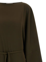 Alberto Biani Brown Triacetate Casual Dress - IT38