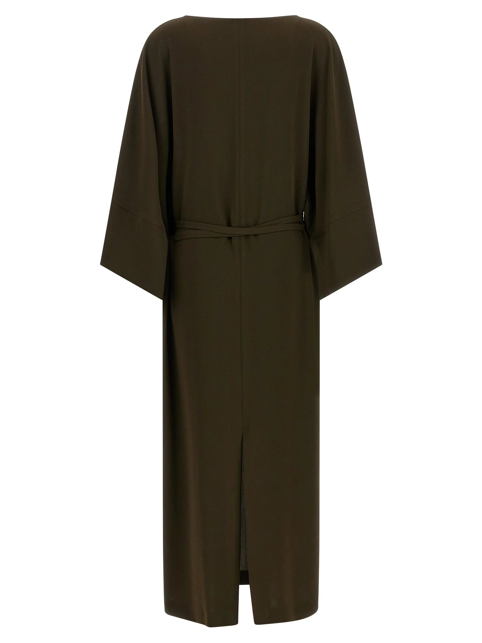 Alberto Biani Brown Triacetate Casual Dress - IT38