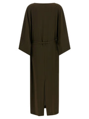 Alberto Biani Brown Triacetate Casual Dress - IT38
