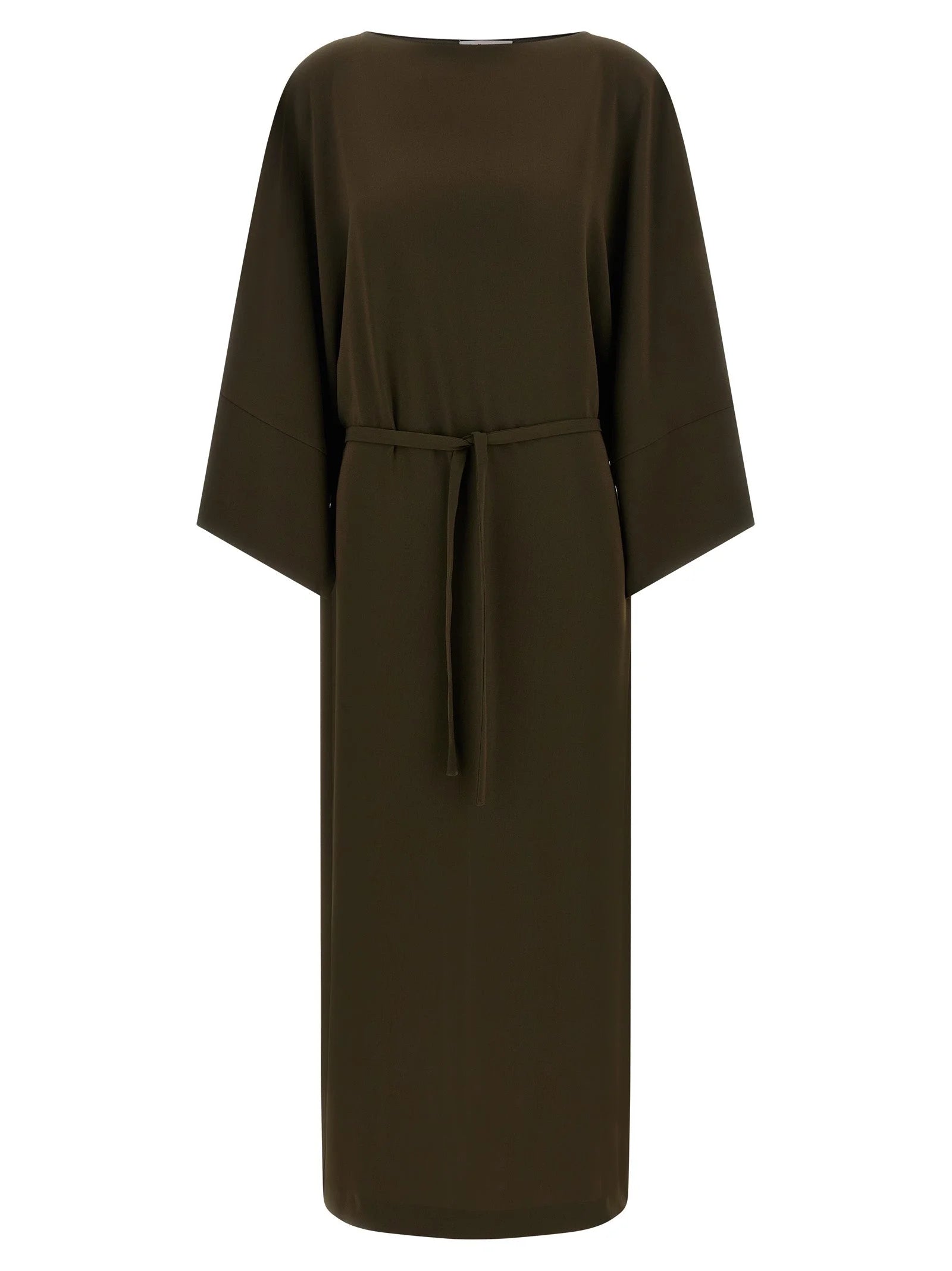 Alberto Biani Brown Triacetate Casual Dress - IT38
