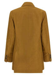Alberto Biani Brown Viscose Blazer - IT40