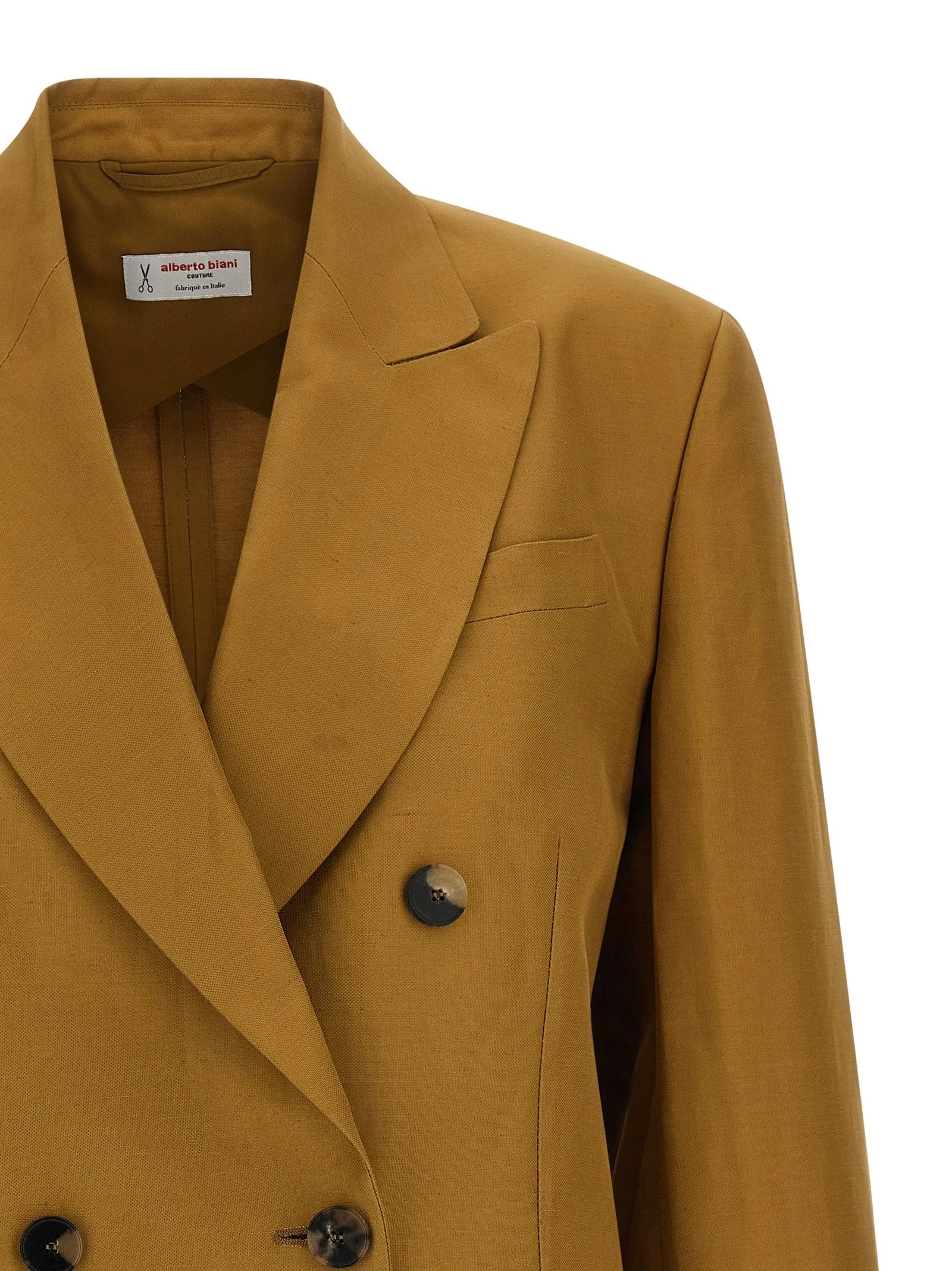 Alberto Biani Brown Viscose Blazer - IT40
