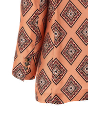 Alberto Biani Multicolor Silk Blazer