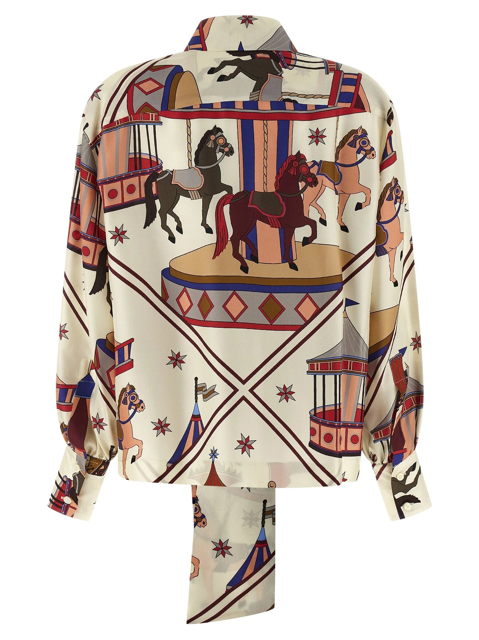 Alberto Biani Multicolor Silk Blouse - IT40