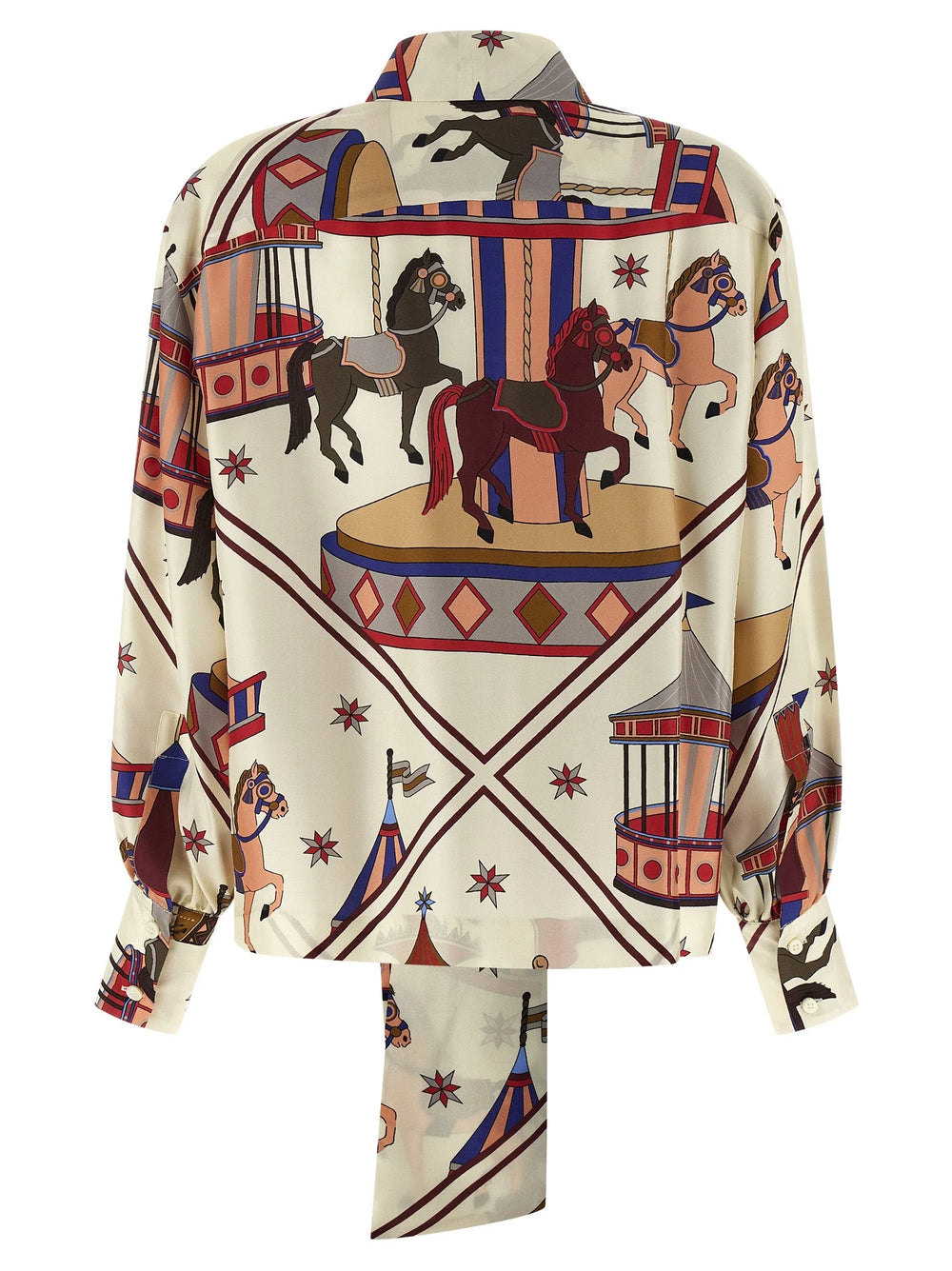 Alberto Biani Multicolor Silk Blouse - IT40
