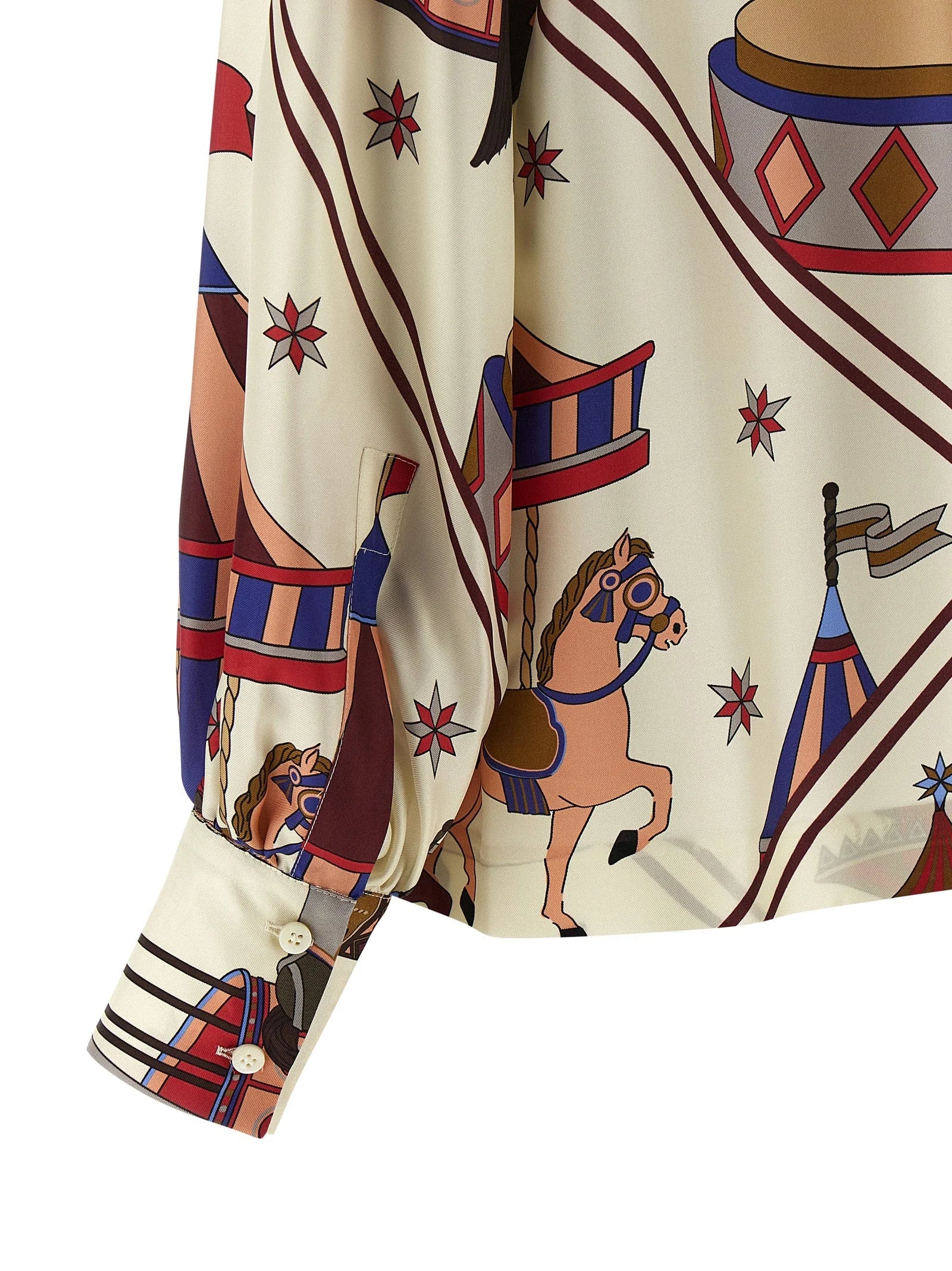 Alberto Biani Multicolor Silk Blouse - IT40