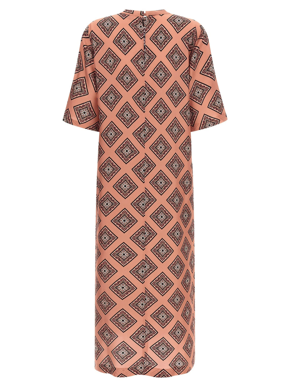 Alberto Biani Multicolor Silk Long Dress