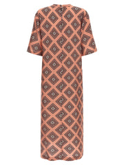 Alberto Biani Multicolor Silk Long Dress