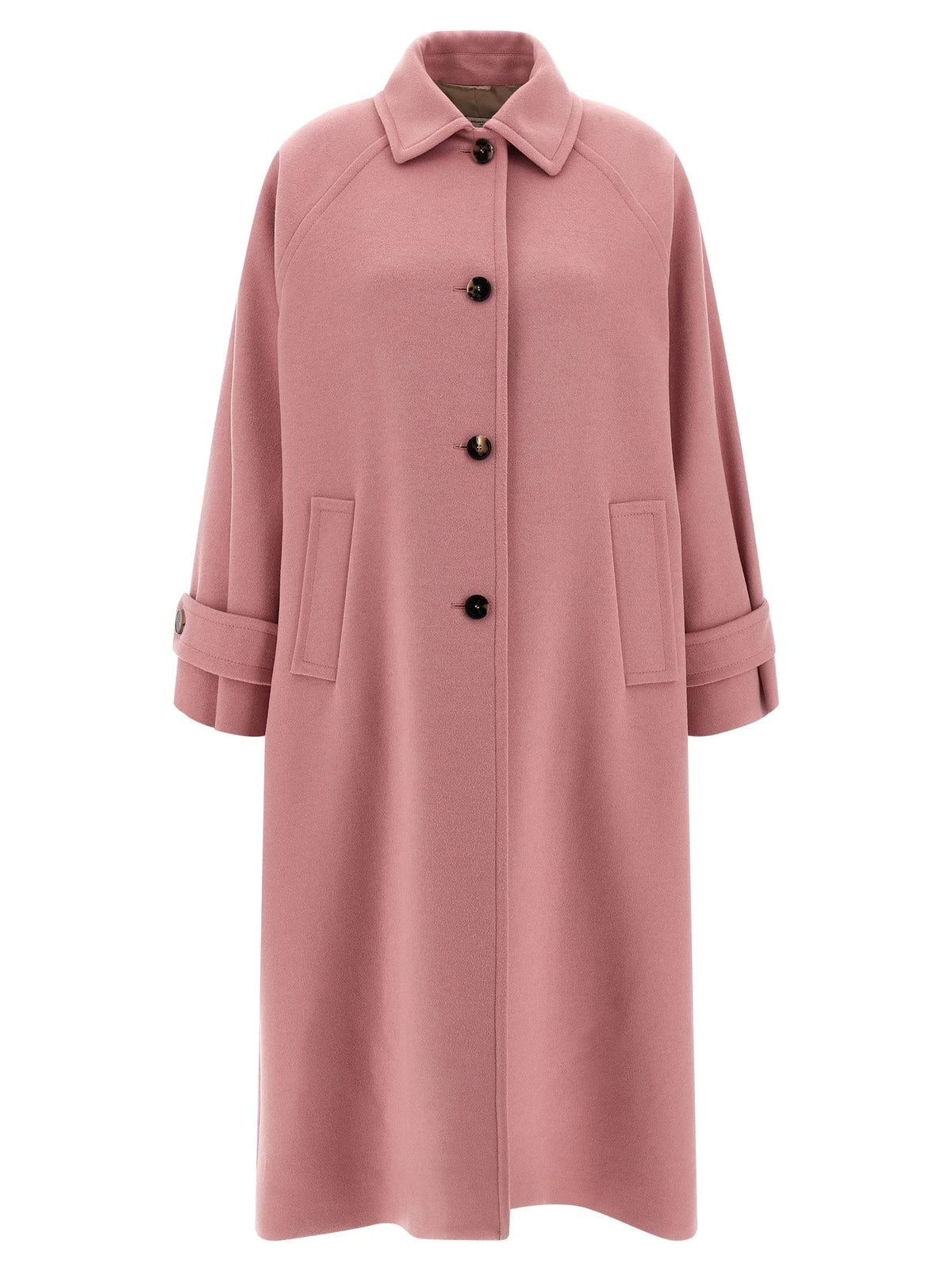 Alberto Biani Multicolor Virgin Wool Coat - IT40