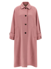 Alberto Biani Multicolor Virgin Wool Coat - IT40