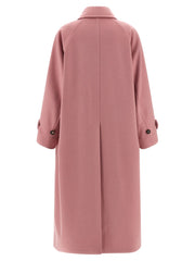 Alberto Biani Multicolor Virgin Wool Coat - IT40