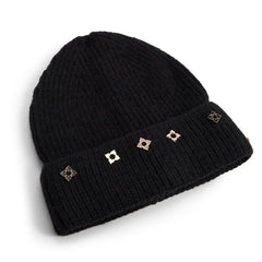 ALDO Black Polyester Beanie - UNI