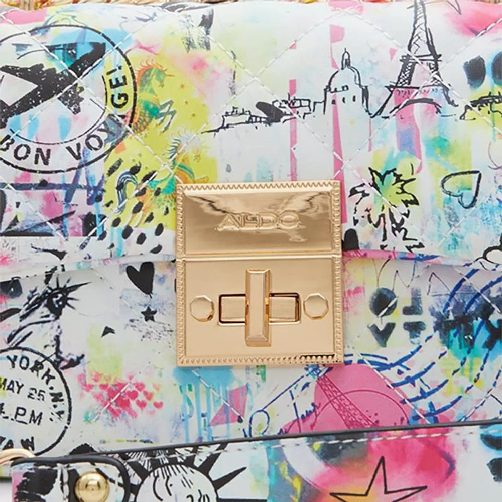 ALDO Black Polyethylene Shoulder Bag