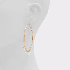 ALDO Gold Elastane Earrings - One Size
